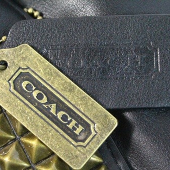 🛑SOLD🛑COACH Bleecker Studded Preston Satchel - Picture 6 of 8